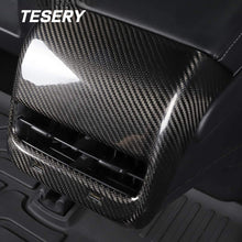 Load image into Gallery viewer, Model 3 / Y Backseat Air Vent Cap Cover - Carbon Fiber Interior Mods