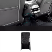 Load image into Gallery viewer, Model 3 / Y Backseat Center Console Base Cap - Carbon Fiber Interior Mods