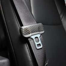 Load image into Gallery viewer, Model 3 / Y Seat Belt Buckle Cover Trim - Carbon Fiber Interior Mods（2pcs）