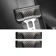Load image into Gallery viewer, Model 3 / Y Seat Belt Buckle Cover Trim - Carbon Fiber Interior Mods（2pcs）