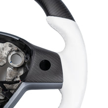 Load image into Gallery viewer, Model 3 / Y Sport Round Carbon Fiber Steering wheel 【Style 41】