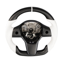 Load image into Gallery viewer, Model 3 / Y Sport Round Carbon Fiber Steering wheel 【Style 41】