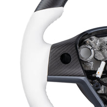Load image into Gallery viewer, Model 3 / Y Sport Round Carbon Fiber Steering wheel 【Style 41】
