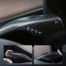 Load image into Gallery viewer, TESERY Model 3 / Y Turn Signal Stalk Cover - Dry Carbon Fiber Interior Mods