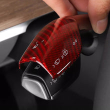 Load image into Gallery viewer, TESERY Model 3 / Y Turn Signal Stalk Cover - Dry Carbon Fiber Interior Mods