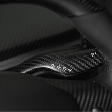 Load image into Gallery viewer, TESERY Model 3 / Y Turn Signal Stalk Cover - Dry Carbon Fiber Interior Mods