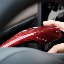 Load image into Gallery viewer, TESERY Model 3 / Y Turn Signal Stalk Cover - Dry Carbon Fiber Interior Mods