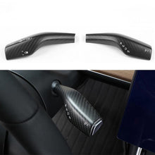 Load image into Gallery viewer, TESERY Model 3 / Y Turn Signal Stalk Cover - Dry Carbon Fiber Interior Mods
