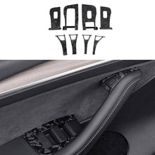 Load image into Gallery viewer, Dry Carbon Fiber Window &amp; Door Switch Covers for Model Y / Model 3（Left Hand Drive）