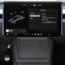 Load image into Gallery viewer, Model 3/Y Music-Synced RGB Ambient Lighting With Wireless Charging Phone Mount