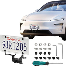 Load image into Gallery viewer, Model Y Juniper Front License Plate Holder | No-Drill, Anti-Theft Aluminum