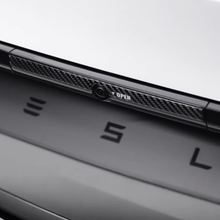 Load image into Gallery viewer, Model Y Juniper Rear Trunk Button Sticker | Flexible Urethane Carbon Fiber