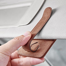 Load image into Gallery viewer, Multi-Functional Leather Glasses Holder Clip for Tesla Model Y/3/S/X