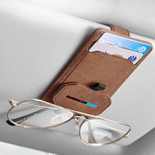 Load image into Gallery viewer, Multi-Functional Leather Glasses Holder Clip for Tesla Model Y/3/S/X