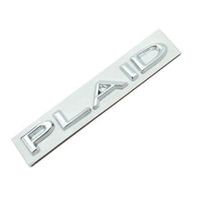 Load image into Gallery viewer, PLAID Letter Badge Emblem | Premium Alloy | 3M Adhesive | 4 Finishes Available