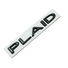 Load image into Gallery viewer, PLAID Letter Badge Emblem | Premium Alloy | 3M Adhesive | 4 Finishes Available