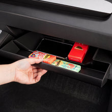 Load image into Gallery viewer, Push-Pull Glovebox Storage Case for Tesla Model 3 Highland / Model Y Juniper / YL (LHD)