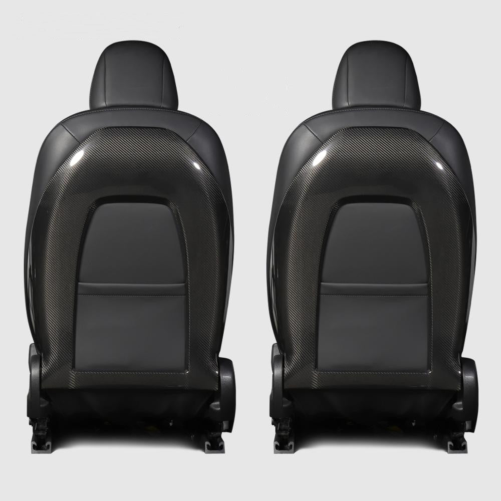 Back Seat Cover for Model 3 / Y - Real Carbon Fiber Interior Mods