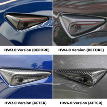 Load image into Gallery viewer, Full Side Camera Covers for Tesla Model 3 / Y - Carbon Fiber Exterior Mods