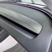 Load image into Gallery viewer, Real Carbon Fiber Replacement Dashboard Cover for Model 3 Highland / Model Y Juniper