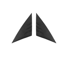 Load image into Gallery viewer, Real Dry Carbon Fiber A-Pillar Accent Overlays for Model 3 / Y