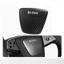 Load image into Gallery viewer, Real Dry Carbon Fiber Airbag Trim Cover for Model Y Juniper &amp; Model 3 Highland