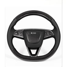 Load image into Gallery viewer, Real Dry Carbon Fiber Airbag Trim Cover for Model Y Juniper &amp; Model 3 Highland