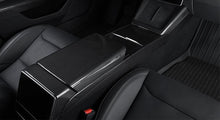 Load image into Gallery viewer, Real Dry Carbon Fiber Center Console Combo Side Panel &amp; Charging Pad Overlay for Model 3 Highland &amp; New Model Y