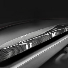 Load image into Gallery viewer, Real Dry Carbon Fiber Dash Cover Overlay for Model 3 Highalnd &amp; New Model Y