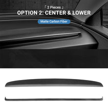 Load image into Gallery viewer, TESERY Real Dry Carbon Fiber Dashboard Cover Overlay for Model 3 Highland / Model Y Juniper
