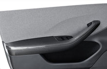 Load image into Gallery viewer, Real Dry Carbon Fiber Door Armrest Cover Overlays for Model 3 Highland