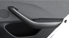 Load image into Gallery viewer, Real Dry Carbon Fiber Door Armrest Cover Overlays for Model 3 Highland