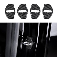 Load image into Gallery viewer, Real Dry Carbon Fiber Door Lock Cover for Tesla Model 3 &amp; Model Y