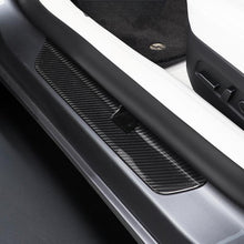 Load image into Gallery viewer, Real Dry Carbon Fiber Door Sill Strip Cover for Model 3 / Y