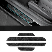 Load image into Gallery viewer, Real Dry Carbon Fiber Door Sill Strip Cover for Model 3 / Y