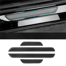 Load image into Gallery viewer, Real Dry Carbon Fiber Door Sill Strip Cover for Model 3 / Y