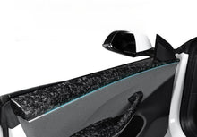 Load image into Gallery viewer, Real Dry Carbon Fiber Upper Door Trim Panel Overlay for Model 3 Highland / Model Y Juniper