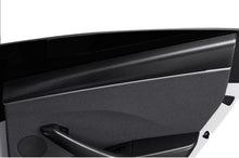 Load image into Gallery viewer, Real Dry Carbon Fiber Upper Door Trim Panel Overlay for Model 3 Highland / Model Y Juniper