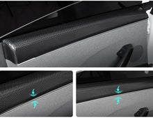 Load image into Gallery viewer, Real Dry Carbon Fiber Upper Door Trim Panel Overlay for Model 3 Highland / Model Y Juniper