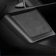 Load image into Gallery viewer, Real Dry Carbon Fiber Wireless Charging Frame for New Model Y &amp; Model 3 Highland