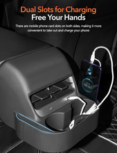 Load image into Gallery viewer, Rear Air Vent Cup Holder Storage Box For Tesla Model 3/Y
