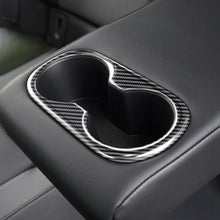 Load image into Gallery viewer, Rear Seat Water Cup Holder Trim Interior Accessories for Tesla Model 3 / Y