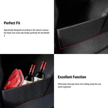 Load image into Gallery viewer, Rear Trunk Organizer Side Divider for Tesla Model 3 &amp; Model Y