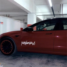 Load image into Gallery viewer, Reflective Robotaxi Decal | Tesla Body &amp; Window Waterproof PVC Sticker