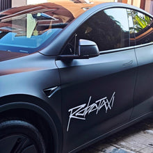 Load image into Gallery viewer, Reflective Robotaxi Decal | Tesla Body &amp; Window Waterproof PVC Sticker