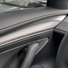 Load image into Gallery viewer, Repalcement Real Carbon FiberDoor Trim Panel for Model 3/Y
