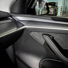 Load image into Gallery viewer, Repalcement Real Carbon FiberDoor Trim Panel for Model 3/Y