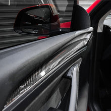 Load image into Gallery viewer, Repalcement Real Carbon FiberDoor Trim Panel for Model 3/Y