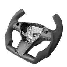 Load image into Gallery viewer, Custom Carbon Fiber Steering Wheel for Tesla Model 3 / Y【F1 Style】