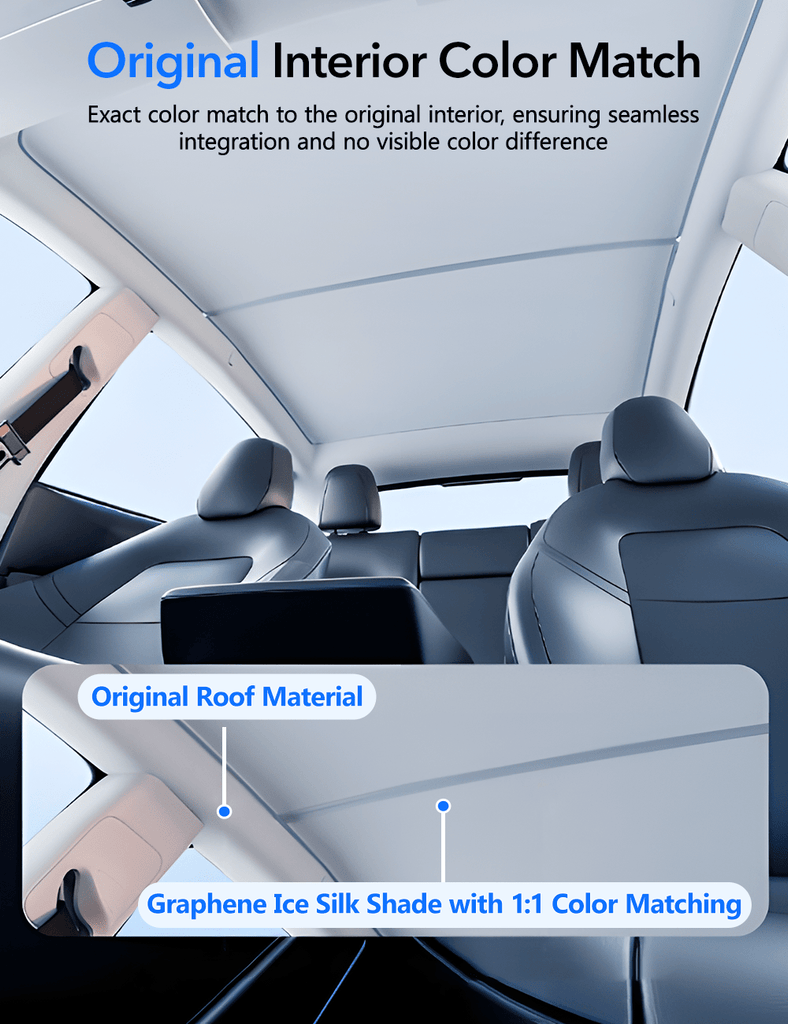 Glass Roof Sunshade for Tesla Model Y | TESERY
